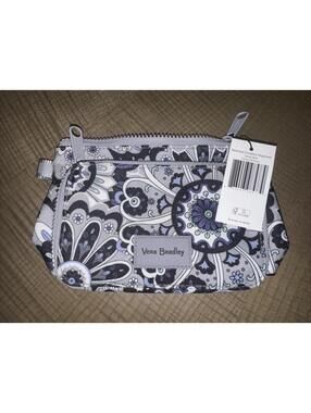 Vera Bradley ReActive Compact OrganizerCosmetic Case Tranquil Medallion Grey NWT